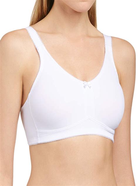 Naturana Naturana White Moulded Mastectomy Soft Cup Bra Size 36 To 38 B C