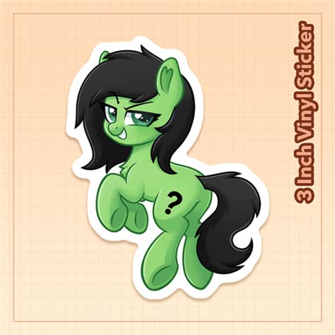 Anonfilly Inch Vinyl Sticker Drawing Blanks S Ko Fi Shop Ko Fi