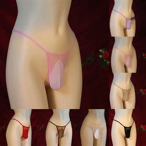 Sissy String Bikini Taille Basse String Slips Culotte Poche Pour Hommes