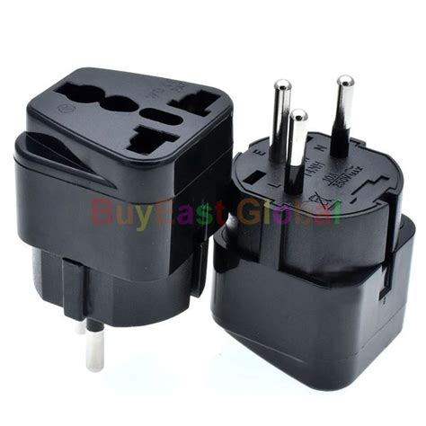 1 PC ISRAELI Electrical Plug Adapter Universal Outlet Israeli Type H