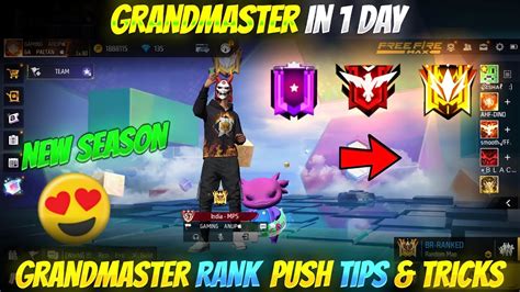 Grandmaster Rank Push Tips How To Push Rank In Free Fire Solo Rank