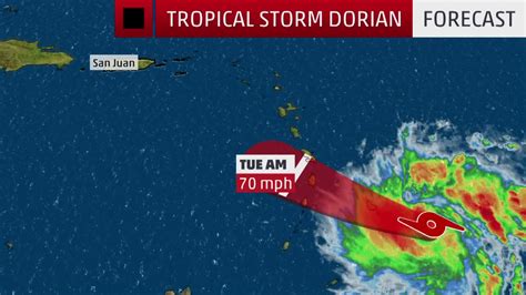 Tropical Storm Dorian Tracking Toward Caribbean The Weather Channel