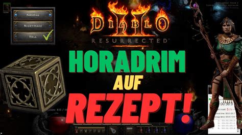 Horadrim auf REZEPT Horadrim Würfel Guide Diablo 2 Resurrected