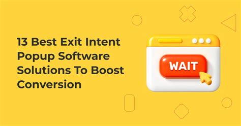 Best 13 Exit Intent Popup Software To Boost Conversion Claspo Io