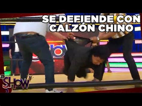 Le hace calzón chino en plena pelea Es Show YouTube