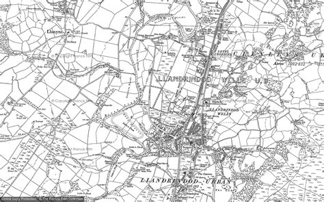 Historic Ordnance Survey Map of Llandrindod Wells, 1887