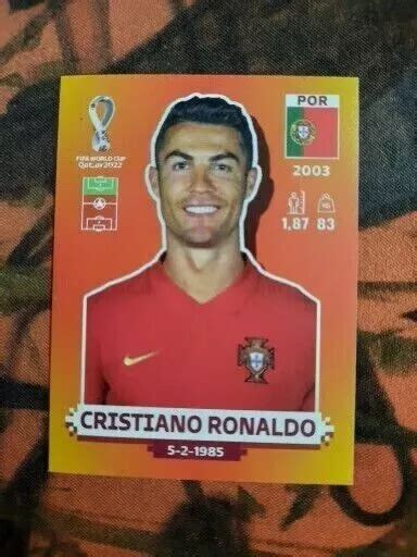 CRISTIANO RONALDO PANINI FIFA WORLD CUP QATAR 2022 Album Stickers