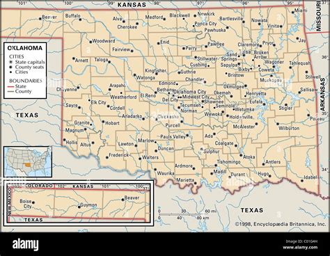 Oklahoma Political Map