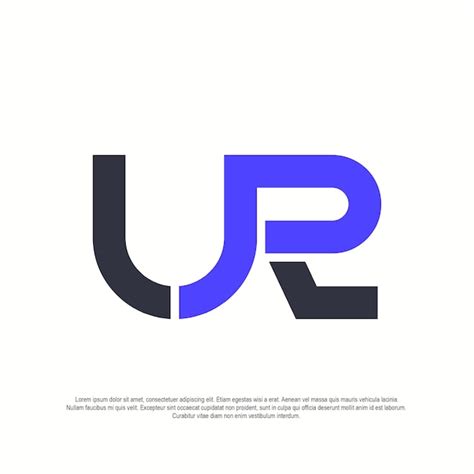 Premium Vector Ur Monogram Logo