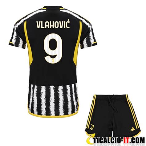 Siti Maglie Calcio Juventus Vlahovic 9 Bambino 2023 2024 Prima