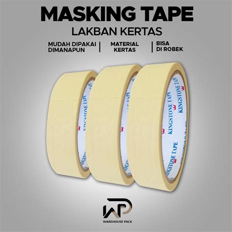 Jual Lakban Kertas Masking Tape Inch Kertas Lem Solasi