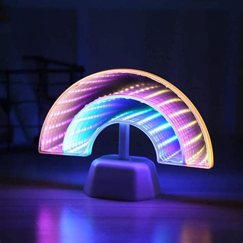 3d Mirror Night Light Infinity Mirror Tunnel Lightled Night Light 3d