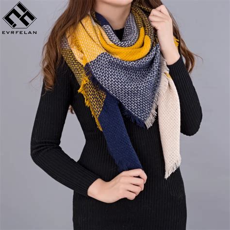 Evrfelan 2019 New Fashion Winter Scarf For Women Scarf Luxury Brand