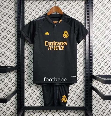 Real Madrid Trikot Kinder 2023 2024 Ausbildung Schwarz Footbebe De