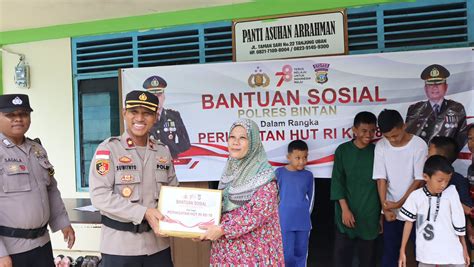 Polres Bintan Kembali Bagikan Sembako Kali Ini Veteran Tni Dan