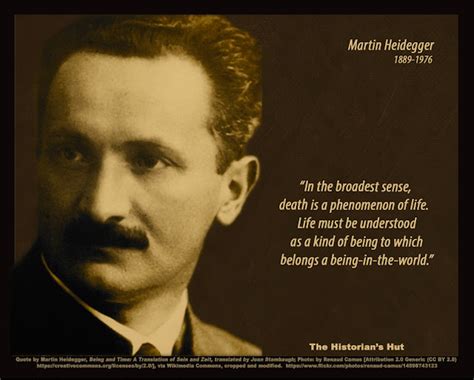 The Historian's Hut Quote Pictures: Martin Heidegger