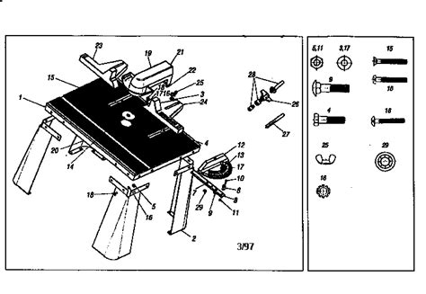 Sears Craftsman Router Table Parts