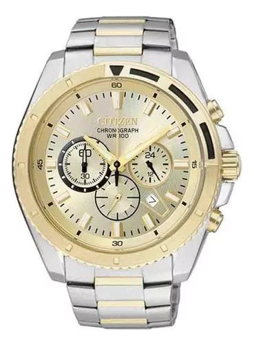 Reloj Citizen Chronograph De Acero Inoxidable An P Correa De