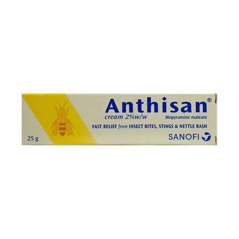 ANTHISAN CREAM INSECT BITES, STINGS AND NETTLE RASH 2% | CH Tralee | Ireland