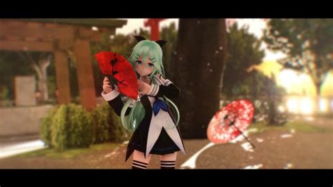 【艦これmmd】山風で寄明月【4k 60fps】 Youtube