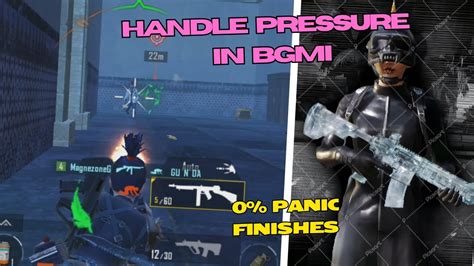 How To Handle Panic Situation In Bgmi 🔥 With Accuracy Low End Device Accurate Kills Youtube