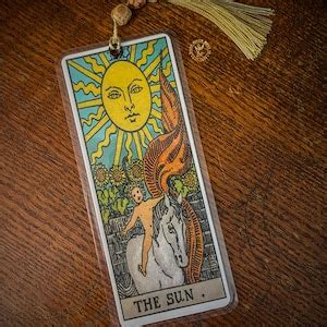 Tarot Bookmark With Mini Reading One Card Pull Rider Waite Handmade