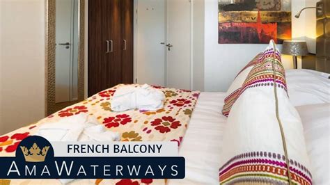 AMA Stella French Balcony Stateroom Tour Review 4K AMA Waterways