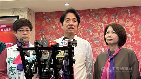 賴清德：藍白陣營考量權位分配 人民不會支持 政治 中央社 Cna