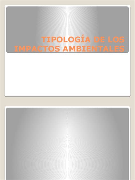 Pdf Tipologias De Los Impactos Ambientales Dokumen Tips