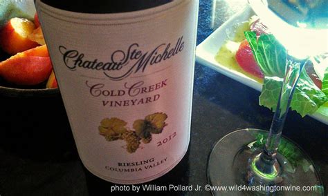 Wine Of The Week Chateau Ste Michelle Cold Creek Vineyard 2012