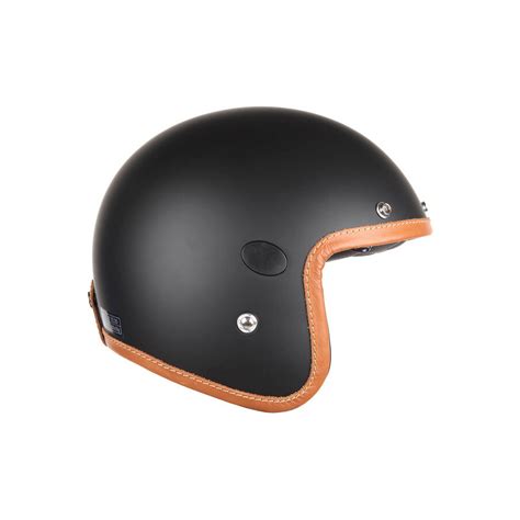 Casque Jet Naked Helmet Fibre De Carbone Helstons