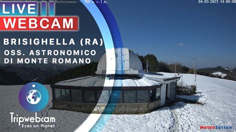 Brisighella Live Webcam Osservatorio Astronomico Monte Romano Youtube