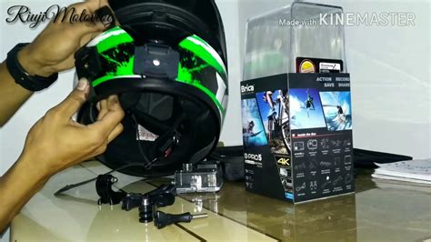 Tutorial Cara Pasang Action Camera B Pro Ae Mark Lls Di Helm