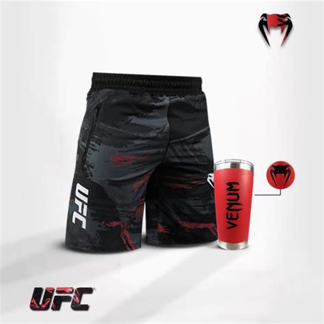 Combo Venum Red Devil Ufc Shorts Vnm Brasil