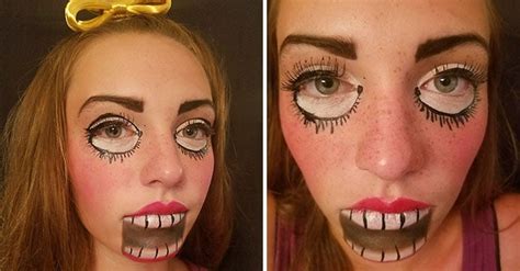 Halloween Makeup Look Marionette Doll