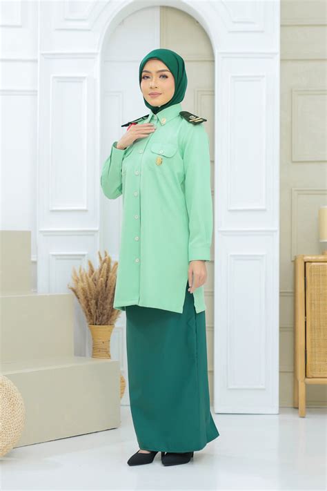 Set Kemeja Krs No Muslimah Kain Walinong Sari