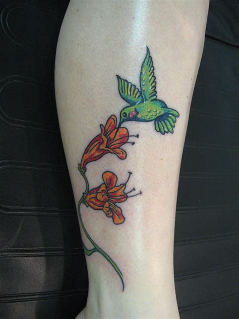 Hummingbird And Trumpet Vine By Eliq Tattoo On Deviantart