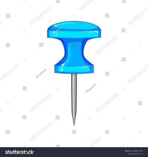 Paper Push Pin Cartoon Paper Push Stock Vector (Royalty Free) 2264327551 | Shutterstock