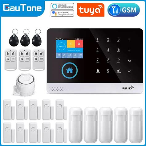 GauTone PG103 Alarm System For Home Burglar Security 433MHz WiFi GSM