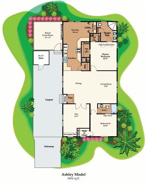 The Ashley Floor Plan Floorplansclick