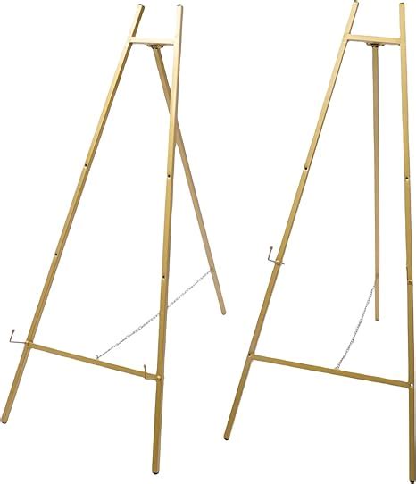 2pcs 465inches Tall Steel Pipe Portable Floor Easel Stand