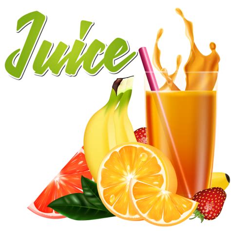 Juice Orange Fruits Png Un Verre De Jus De Fruits Avec Des Fruits Et