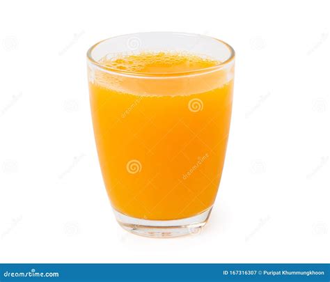 Glass Of Orange Juice With Orange Sacs And Slices Fruits Isolate On White Background Created