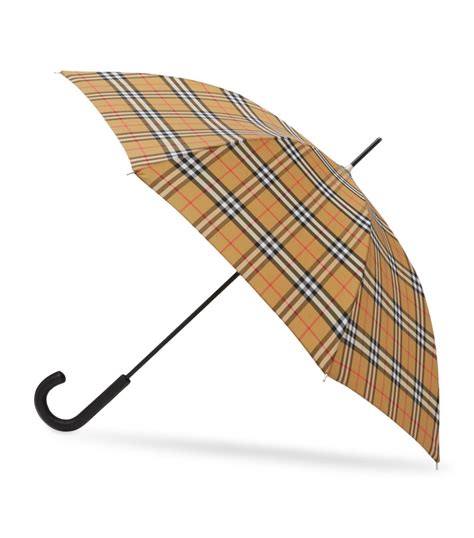 Burberry Neutrals Vintage Check Umbrella Harrods UK