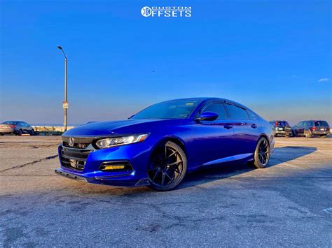 2020 Honda Accord With 19x9 5 38 Verde V99 And 275 35r19 Michelin Pilot Sport Cup 2 And Stock