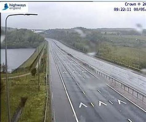 Live M62 Closed In Both Directions After Man Falls From Bridge And Car