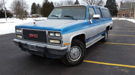 1991 Gmc V2500 Suburban Sle 2500 34 Ton Sport Utility 4 Door Fuel Injected 57l