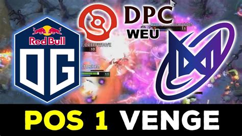 Double Rampage Og Vs Nigma Galaxy Pos Venge Dpc Weu Tour