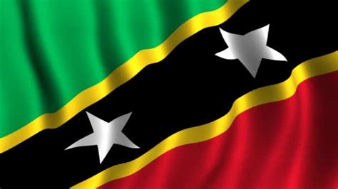 Flag Of Saint Kitts And Nevis Video By Jsddesign Stock Footage