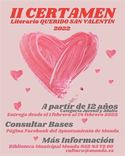 Certamen Literario San Valentín 2022